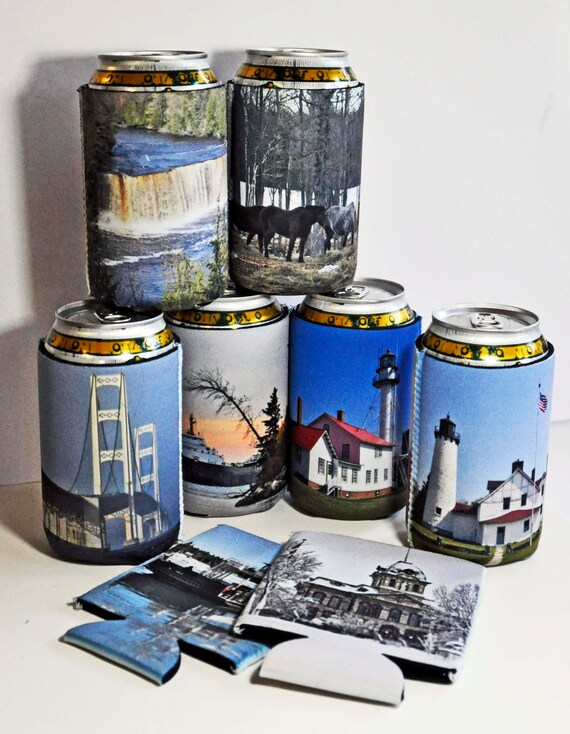 50 Custom koozies insulated can bottle cozy coozie wrap personalized