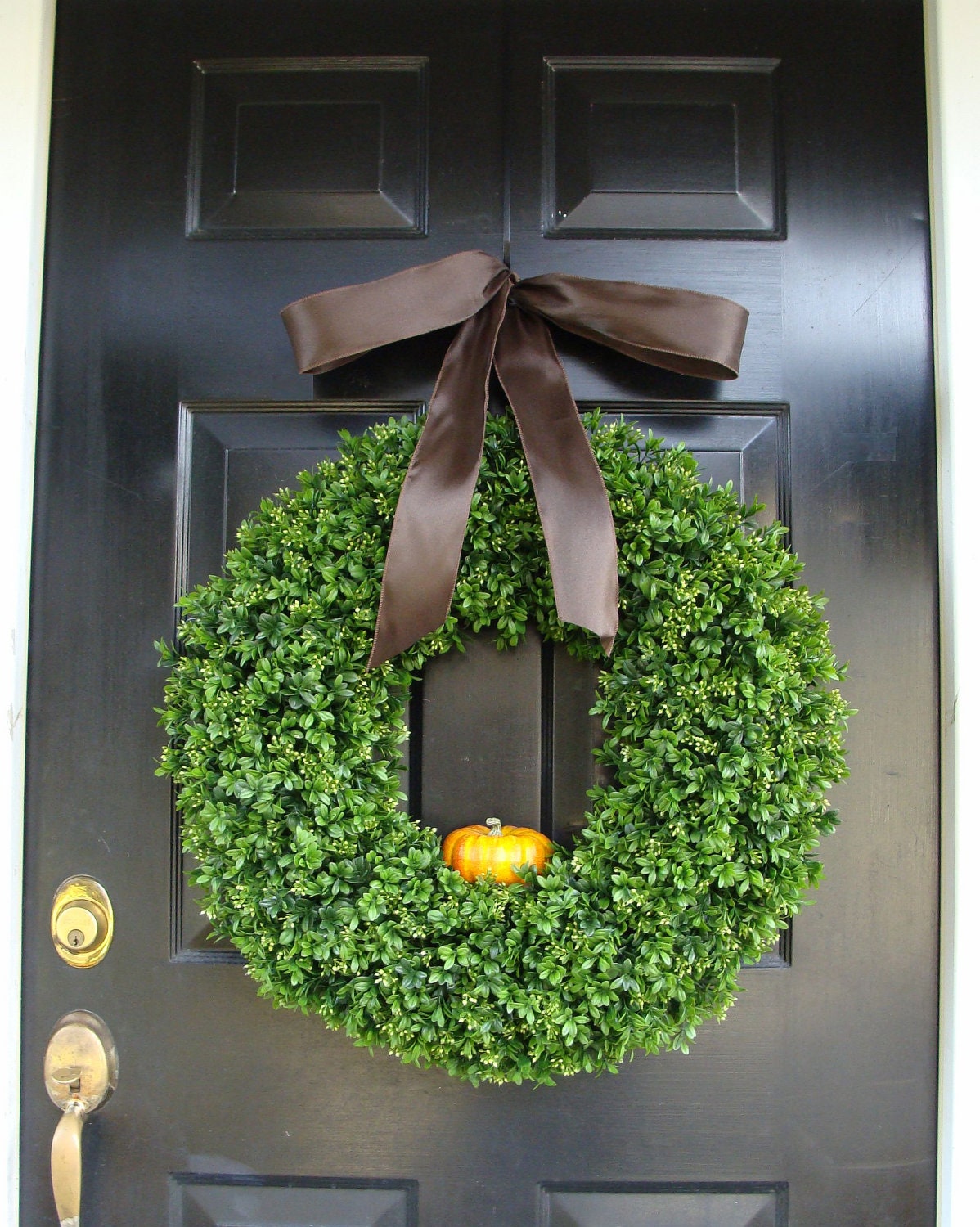 Pumpkin Wreath, Thanksgiving Decor, Thanksgiving Wreath with personalized pumpkin, Fall Wreath, Fall Decor