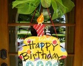 Happy Birthday Door Hanger - Bronwyn Hanahan Original