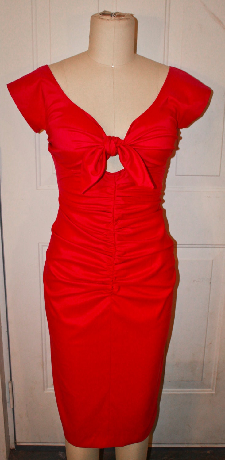 Marilyn Monroe Sewing Kit-Niagara Dress-Tie Front-DIY Sew it Yourself-Cut to Size