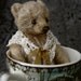 Lily, Miniature Mohair Tea Cup Artist Bear from Aerlinn Bears