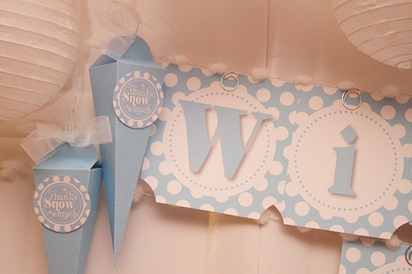 ICICLE Favor Box (Blue) : DIY Printable Winter PDF - Instant Download Il_570xn