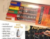 5 Colors - Chalk Pen - Chalkboard Decal Marker - Chalk Ink - Red, Blue, Green, Yellow, & White