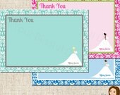 PRINTABLE Bridal Shower Thank You Cards (Customizable) Il_170x135
