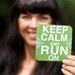 run, running art, inspiraitonal mini art quote cards, ACEO, Series RUNNING  102 Gathered Truths -  FOUR Inspirational NoteCards