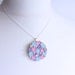 Flower necklace -- Pastel -- wedding --Blue, Pink, Red, White, Green -- Free shipping