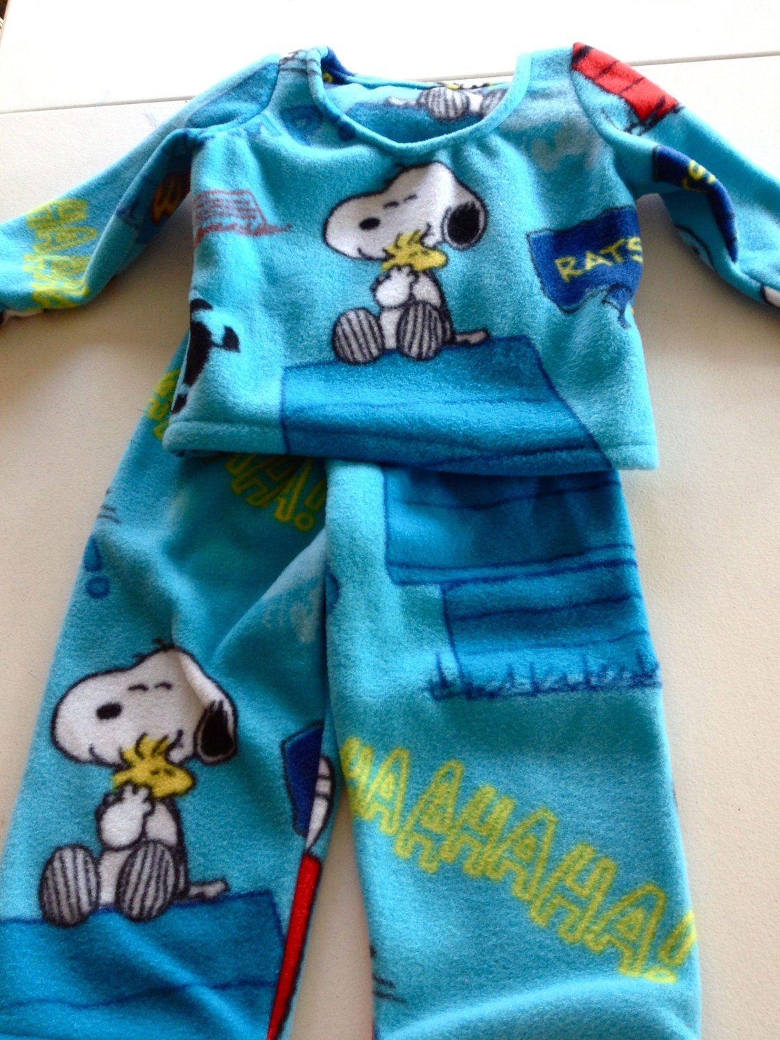 Snoopy Fleece Pajamas By Myfunclothes On Etsy