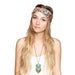 Patchwork Print Crushed Velvet Stretch Turband Turban Headband