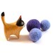 Water Molecule Wool Catnip Cat Toy