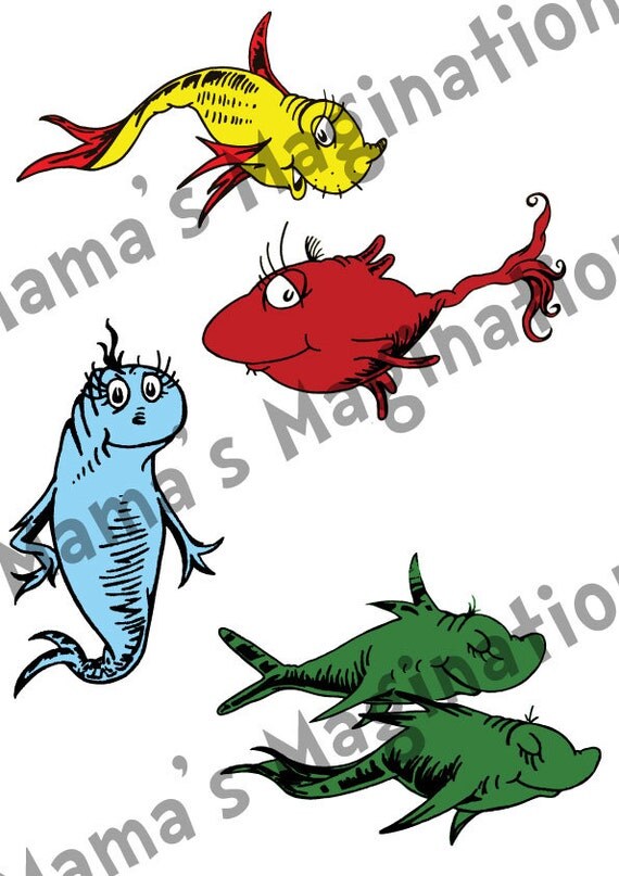 clip art one fish two fish - photo #36