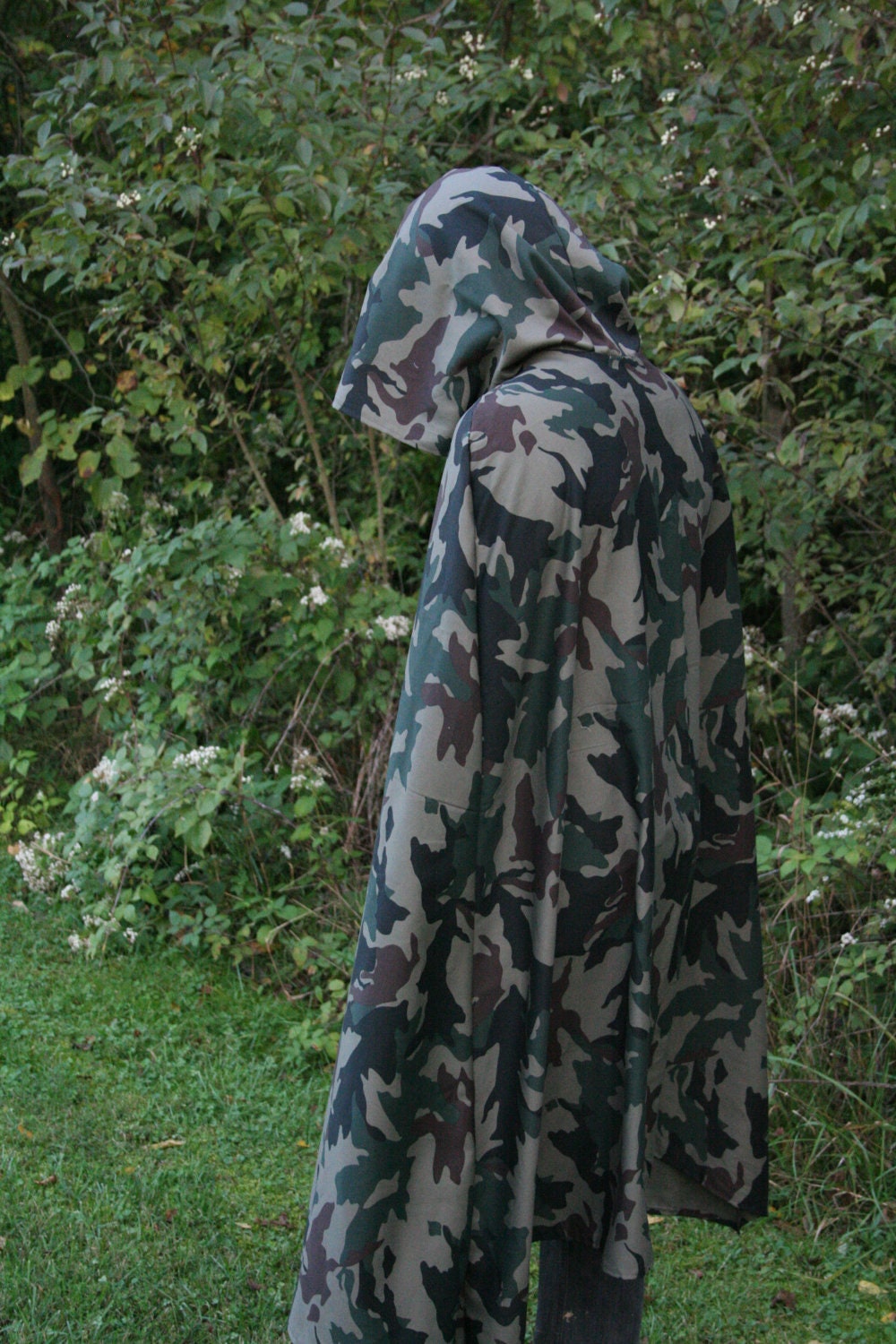 Hooded Cloak - Adult, Camouflage
