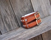 Custom Order Leather Cuff "The Cheapster" Carved Tooled Recycled Bangle Bracelet Wristband Brown Black Cuffs Rustic OOAK Distressed Antique