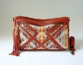 The Buena Vista Social Bag- Leather and Pendleton