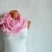 Women shawl, scarves. Pink Frilly, fancy flower pattern sim. wedding,bridal,authentic, romantic, elegant