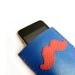 Mustache Ipod case in Monaco Blue