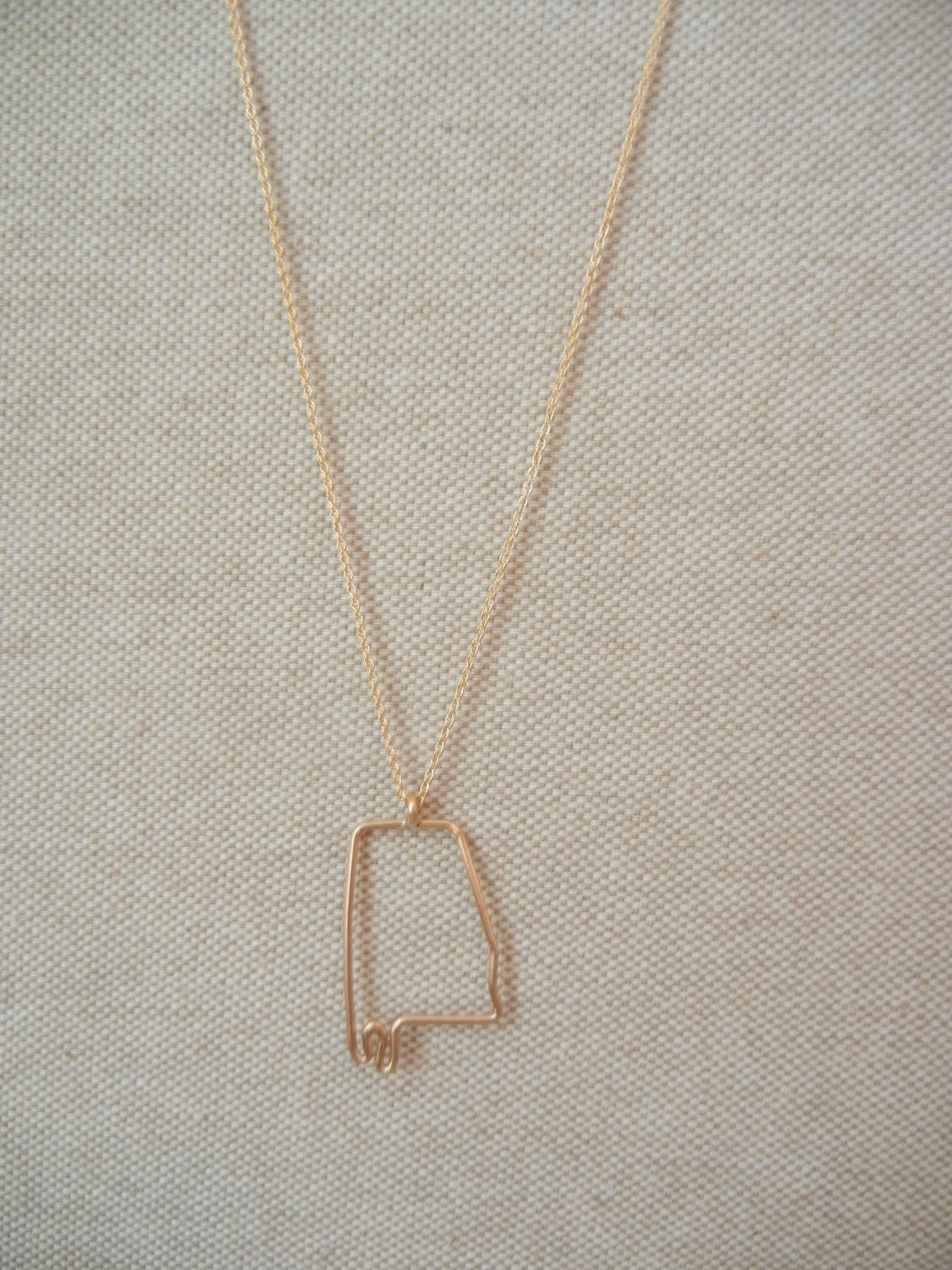 Gold Filled Alabama Necklace