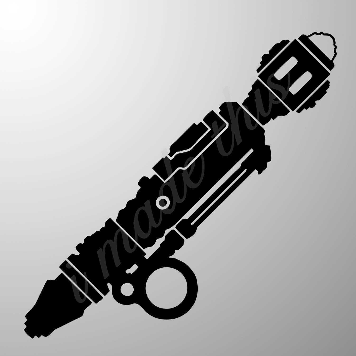 Sonic Screwdriver Sticker Doctor Who River Song by IMadeThisVinyl