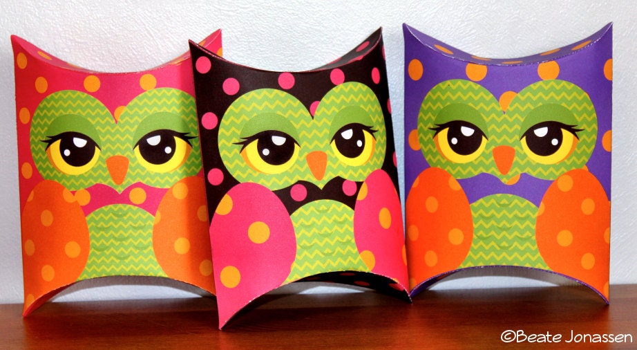 Instant Download DIY Colourful Owl Boxes Il_170x135