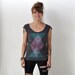 Candy, Geometric Design, Scoop Neck Tee, Hand Screen Printed by Maryink