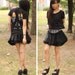 Black Skull Cut-Out Tee - XS, S, M, L