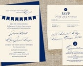 Nautical Flag Wedding Invitations
