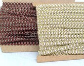 Scroll Flat Braid Trim 2291 turquoise gold red and pink yellow green