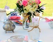 A ROYAL TEA Party - STRAW flags - Baby Shower - Girl Birthday - Bridal Shower - Woman Wedding Shower - Krown Kreations Il_170x135
