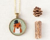 Mr. Bates Fox Necklace with Bowler Hat - Downton Abbey