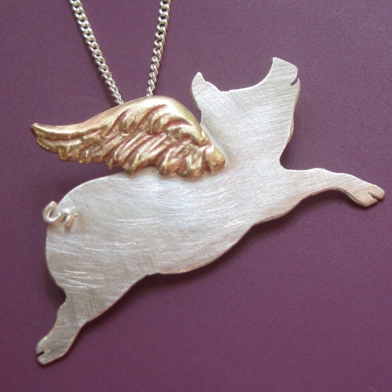 If Pigs Could Fly Necklace