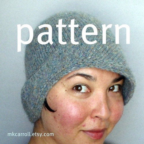 KNIT PATTERN PDF Matilda and Tillie Cloche Hats