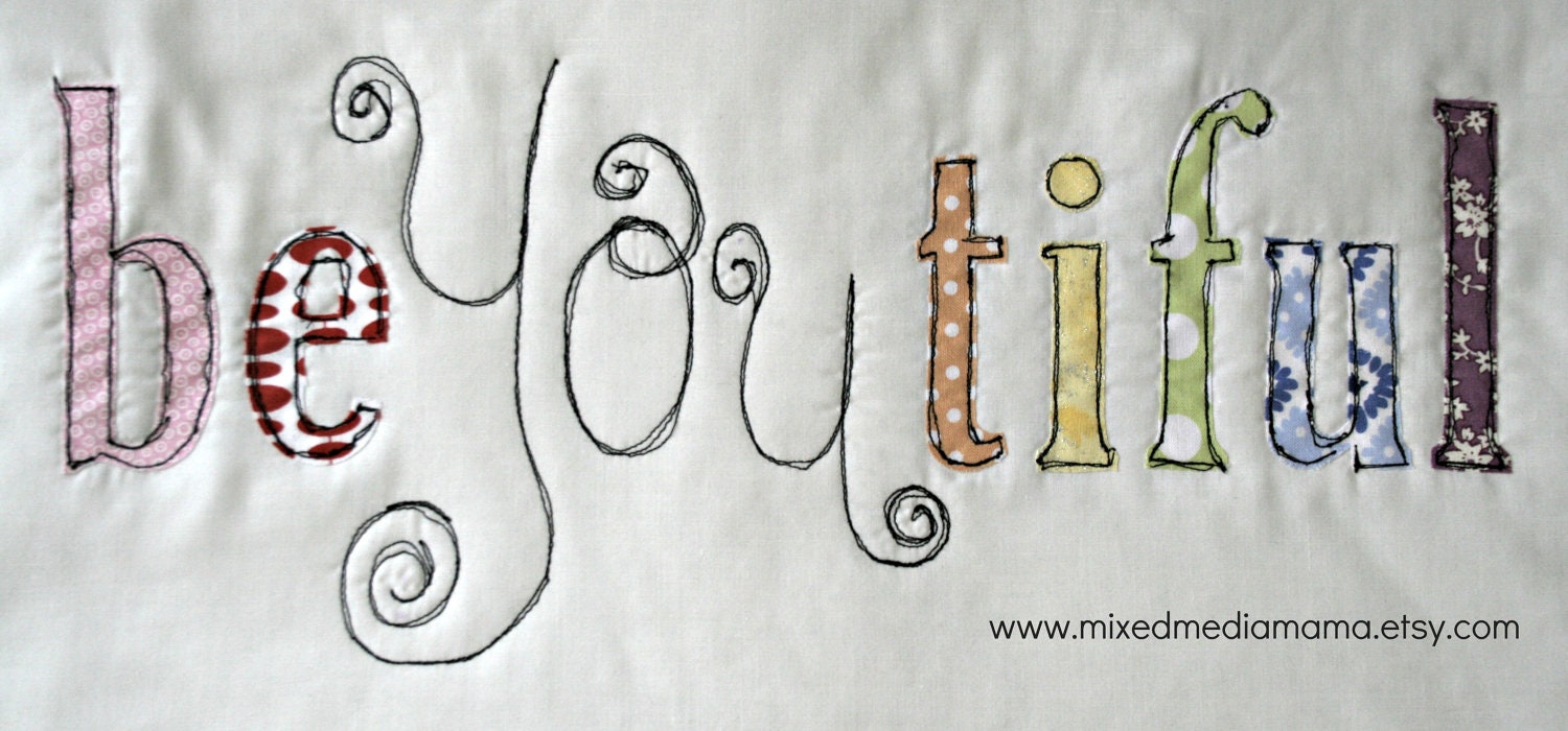 beYOUtiful pillow