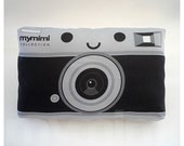 Decorative Pillow, Mini Pillow, Retro Toy Pillow - Vintage Camera