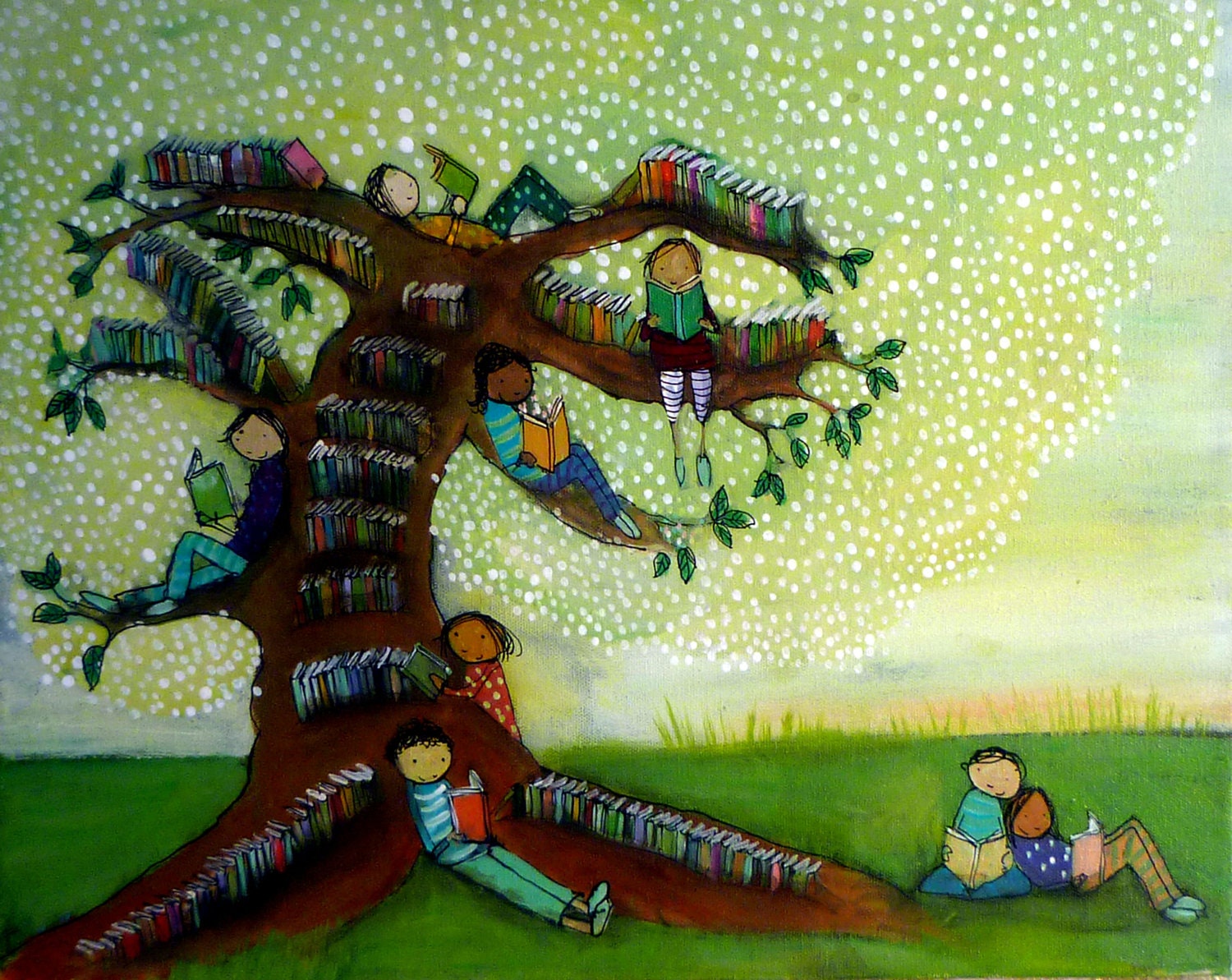 Tree of Books - Archival Print