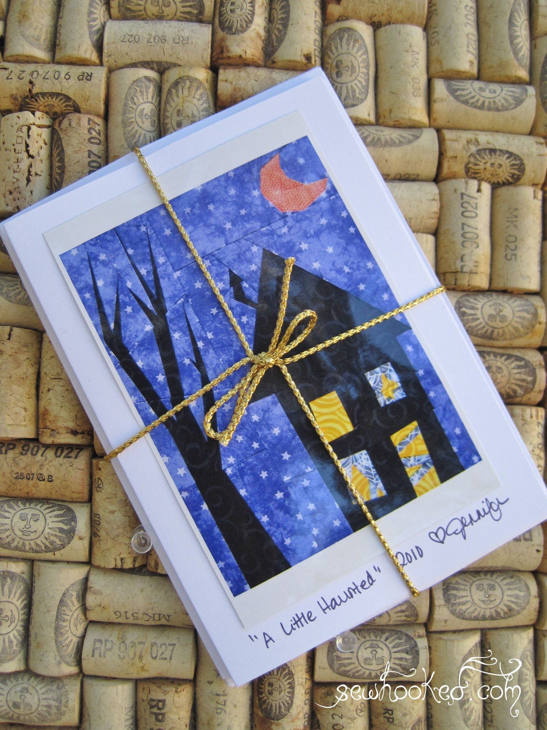 Set of 5 - A Little Haunted Blank Greeting Cards