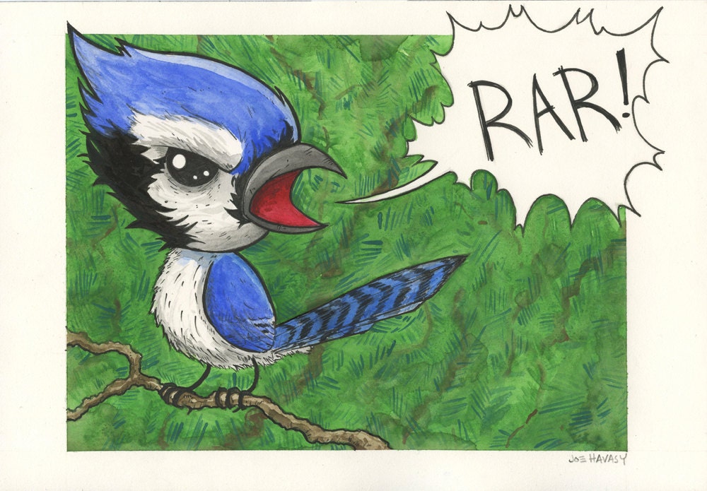 The Ferocious Blue Jay