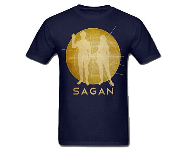 Carl Sagan Astronomy TShirt Mens Unisex Short Sleeve Science Space Geek Nerd School Astronomer Shirt Cotton Pioneer Star Galaxy S M L XL XXL