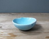 mini turquoise blue bowl