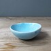 mini turquoise blue bowl
