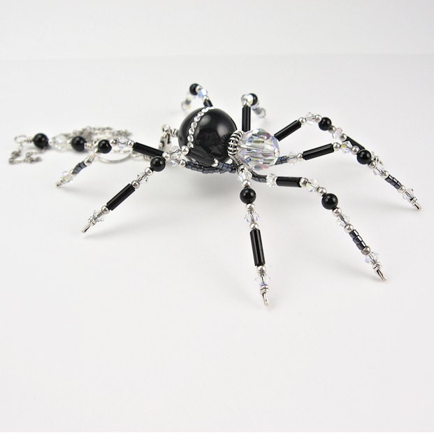 Tabitha Wire Spider Sculpture, Fantasy Décor, Woodland