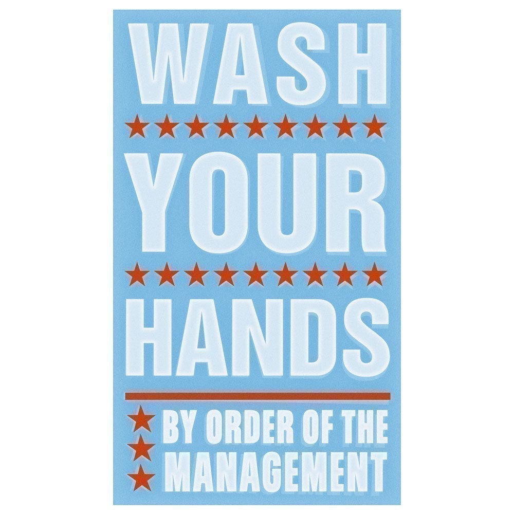 Kids Bathroom Artwork - Wash Your Hands Print 6 in x 10 in - Kids Bathroom Decor seen in Land of Nod - Kids Art Prints - Bathroom Wall Art