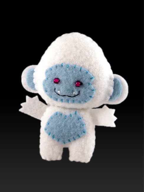 Mini Tundra Yeti Ornament mini doll plush