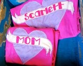 Mother and Daughter - I heart you - Girly Tees