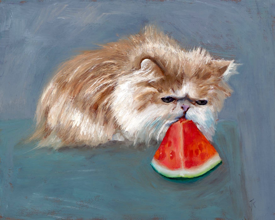 Watermelon Cat