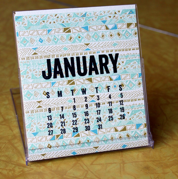 SALE - 2013 Desktop Calendar