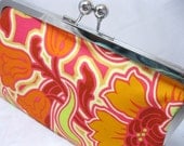 Coupon Organizer Cash Envelope System Amy Butler Tangerine Disco
