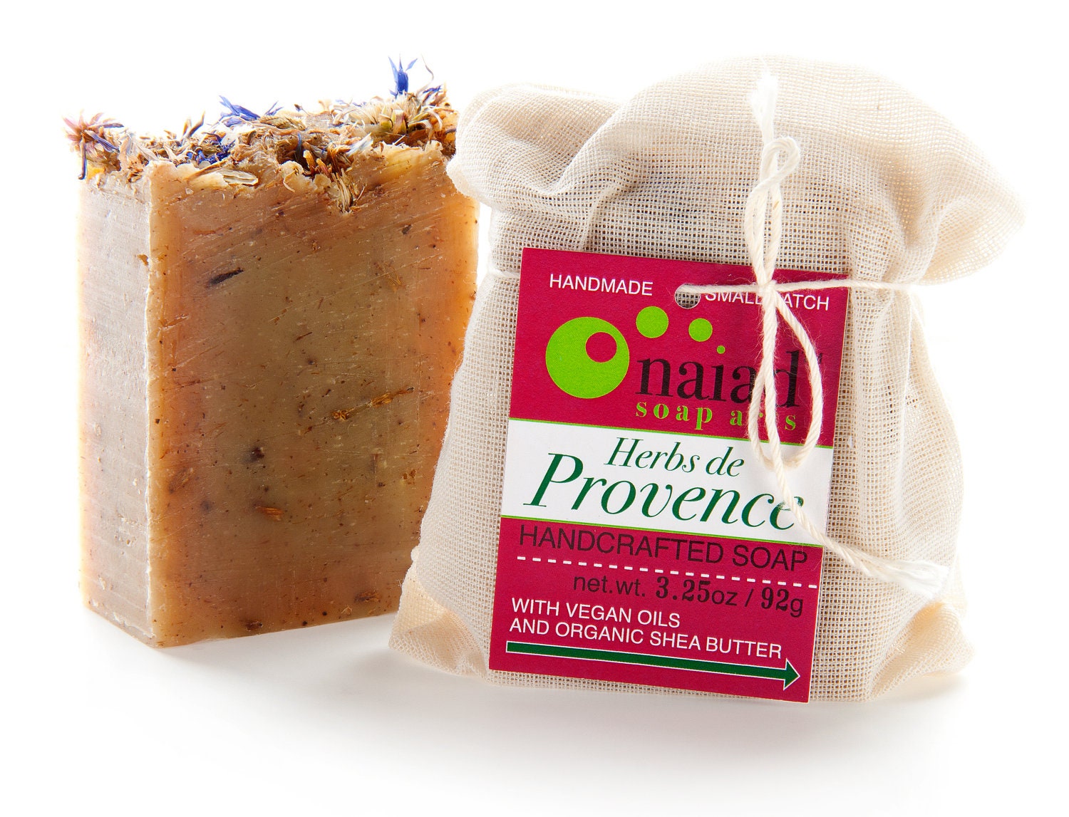 Herbs de Provence Artisan Soap - Handmade Soap, Exfoliating Soap, All Natural Soap, Vegan Soap