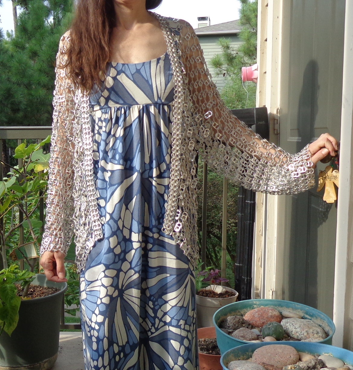 Pull Tab Crochet Jacket