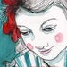 Rosey Times- Original mixed media painting by Maria Pace-Wynters