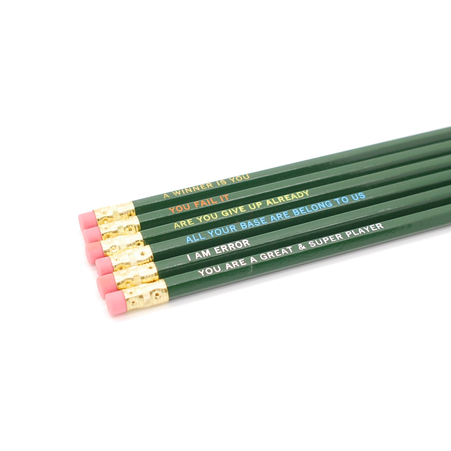 Video Game Engrish - Pencil Set
