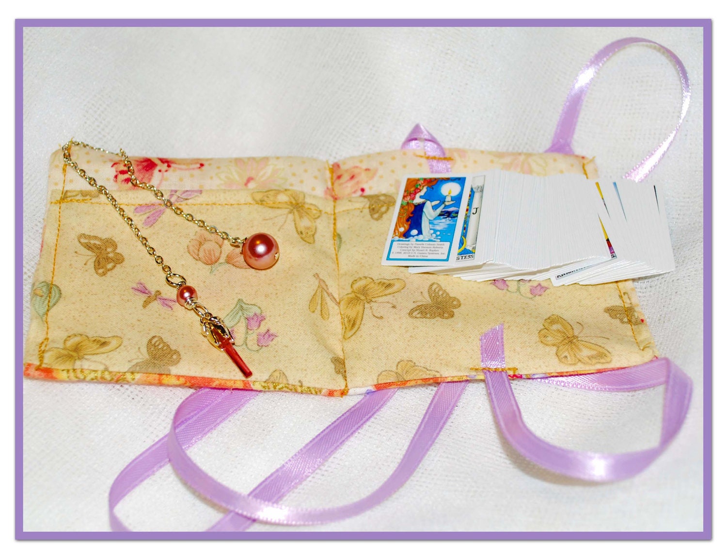 Travel Tarot and Pendulum Set Butterfly